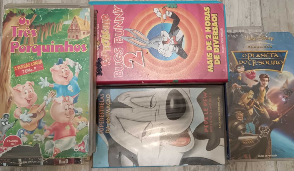 conjunto VHS são 13 por o preço publicado