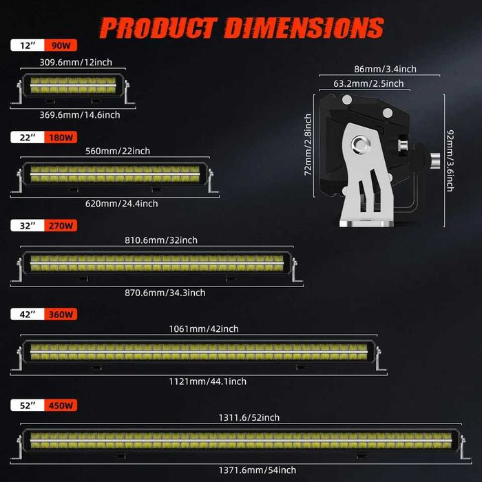 Barra led offroad
