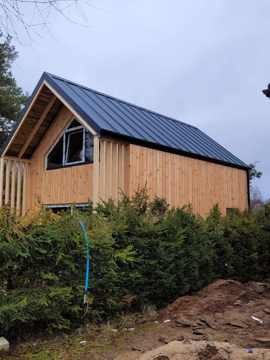 Domek drewniany letniskowy na zgłoszenie stodoła