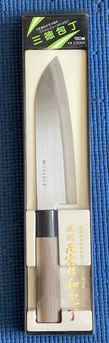 Новый традиционный кухонный японский нож Сантоку 170мм