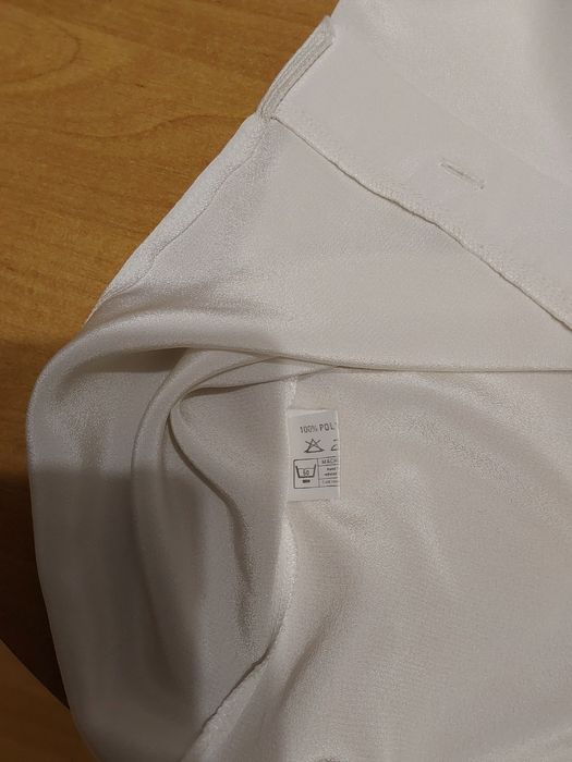 Bluzka biała krótki rękaw ENDORA 12 ( 40 ) w idealnym stanie