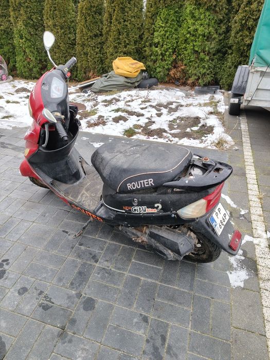 Skuter router coliber 50 4t 10 cali koła