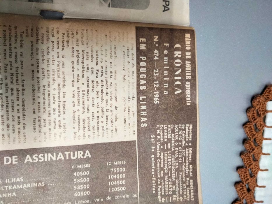 Crônica revista de 1962
