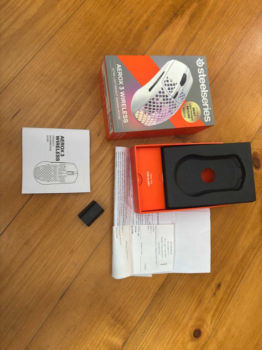 Миша SteelSeries Aerox 3 Wireless Snow