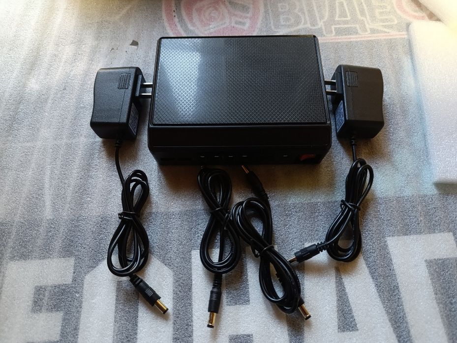 Mini UPS реальних 30000mAh! ДБЖ для роутера, камер, 12V (Li-Pol)