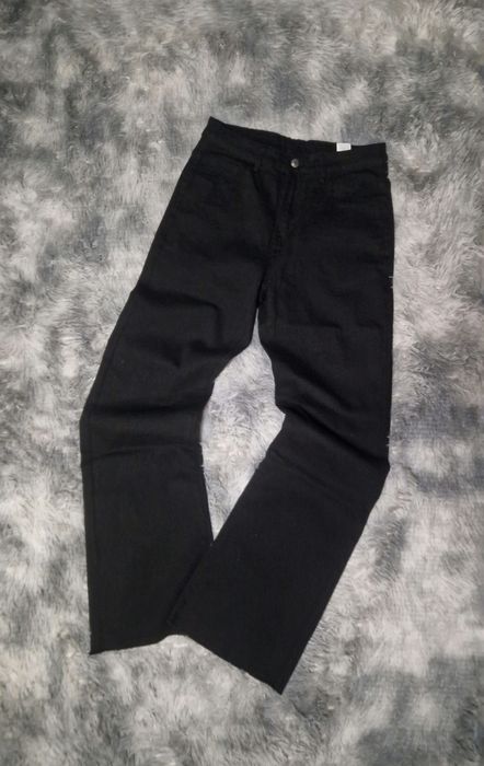 Black flared jeans