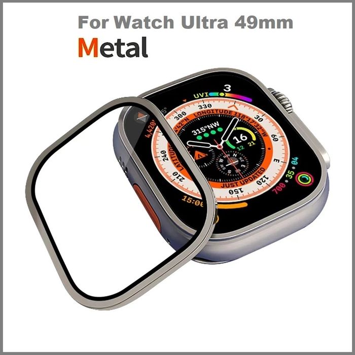 Szkło hartowane + metalowa ramka Watch ultra 49
hartowanegoszkło ochro