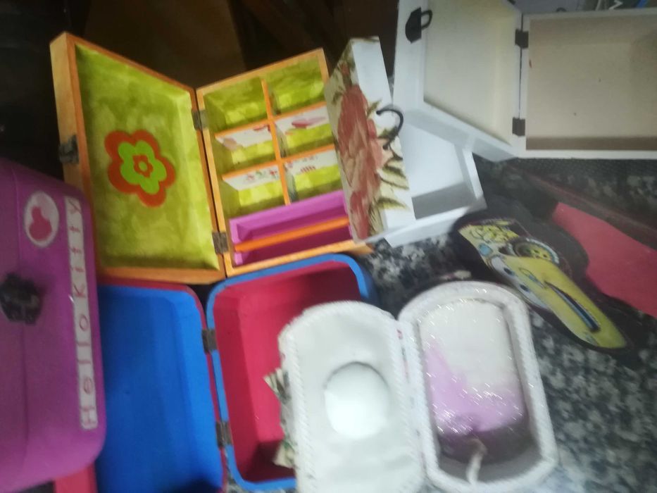 Caixas de madeira de bijuteria ou para outro fim