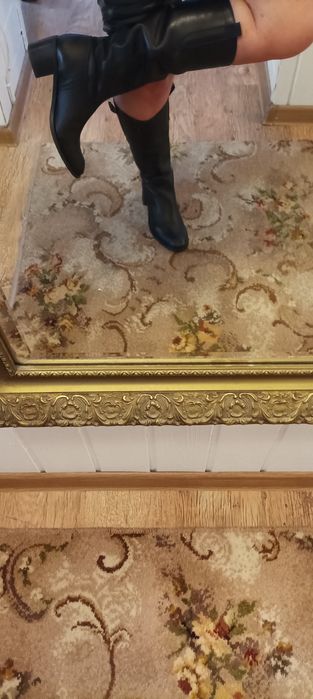 Oficerki damskie skórzane