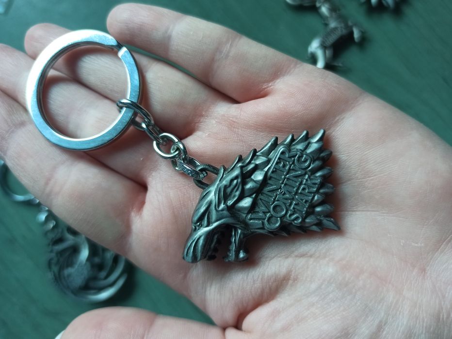 Breloczki do kluczy gra o tron