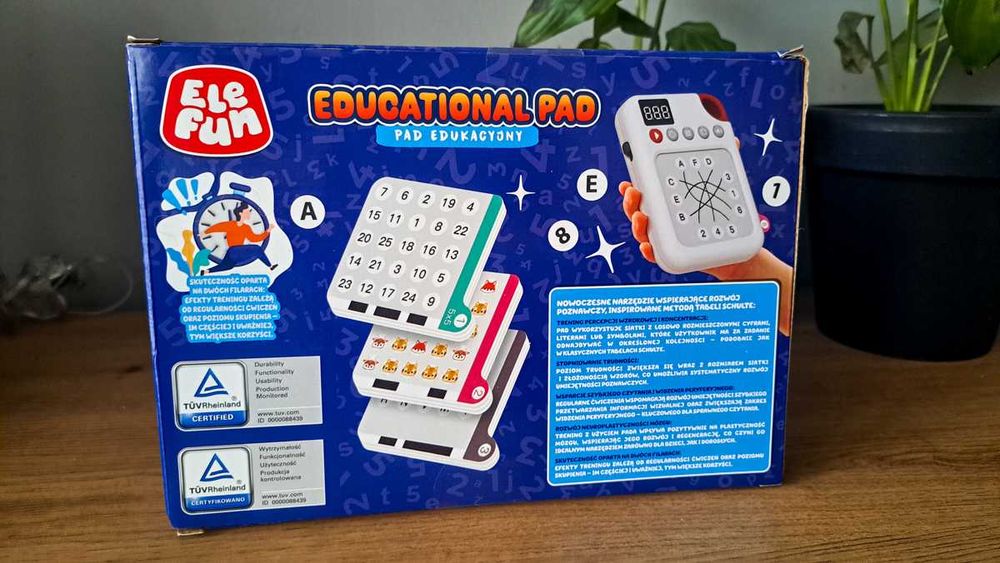 Pad edukacyjny / Gra karciana do ćwiczenia koncentracji Ele Fun
