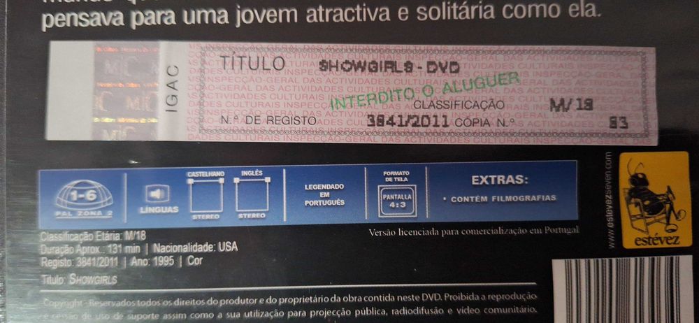 Filme Showgirls de Paul Verhoven