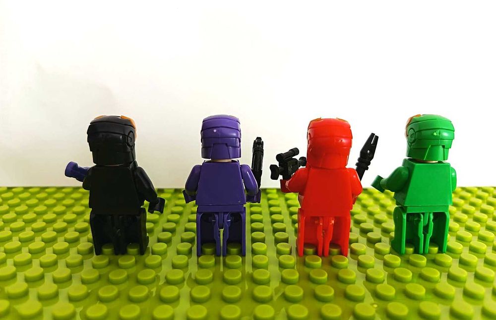 Minifigura Lego Ironman (4 peças)