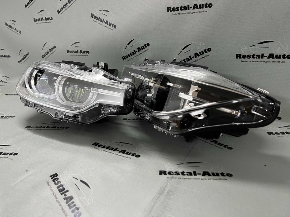 лед фари на бмв ф30 ЗАМЕНА ГАЛОГЕНА LED bmw f30 f31 Оптика фары Фара