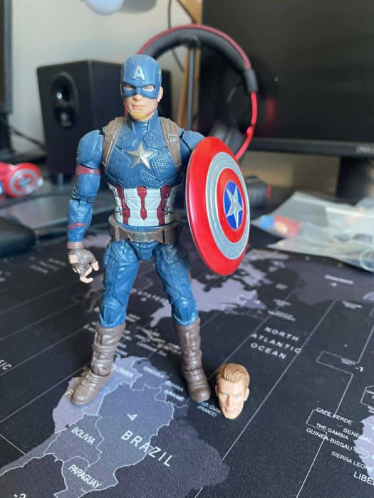 Figurka Marvel Legends Kapitan Ameryka Steve Rogers