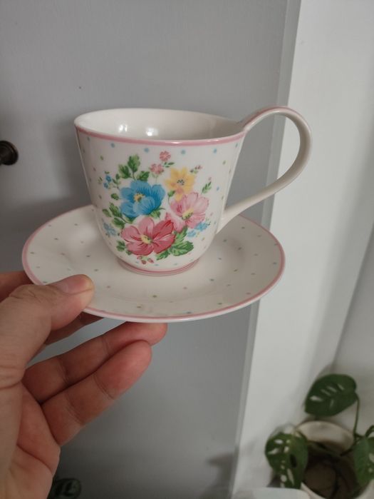 Filiżanka Green gate Josefina white