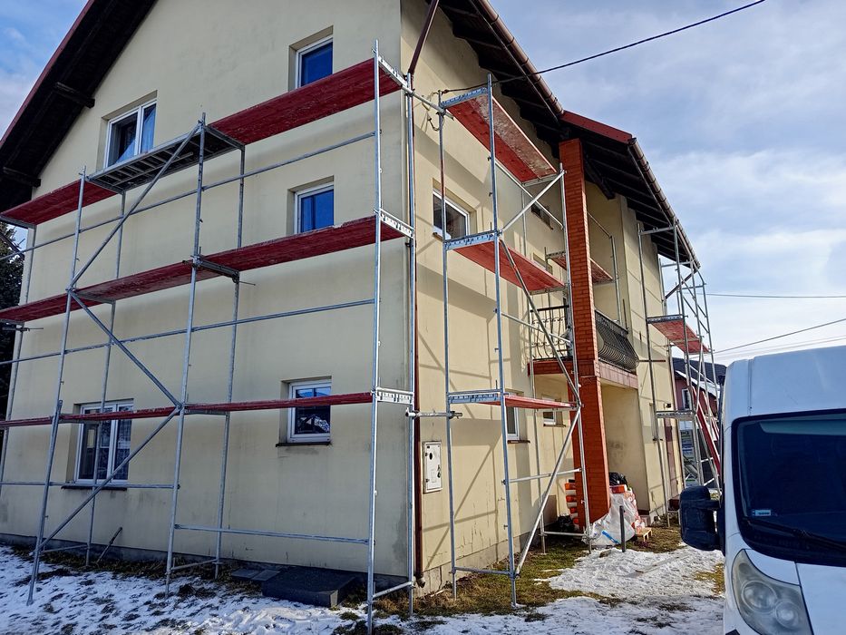 Docieplenia budynków . elewacje