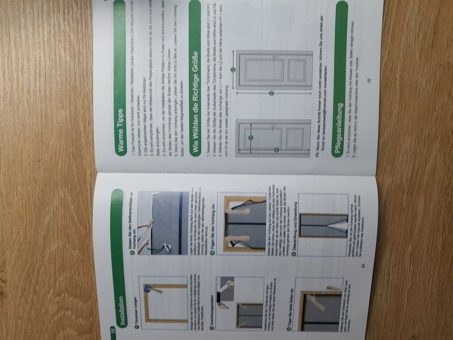 Moskitiera magnetyczna na drzwi balkonowe berssen 100x200cm
