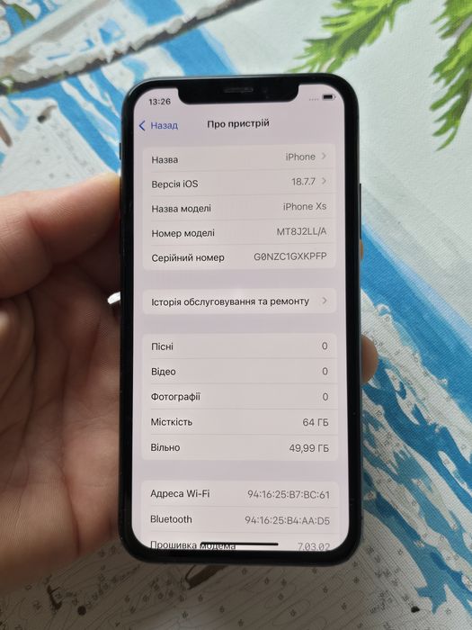 iPhone Xs 64GB в чудовому стані