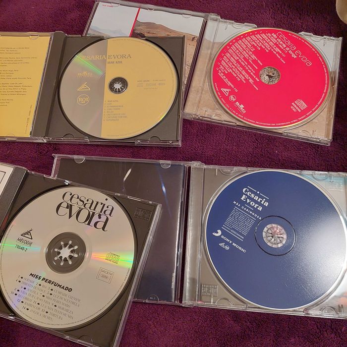 Três cd Cesária Évora