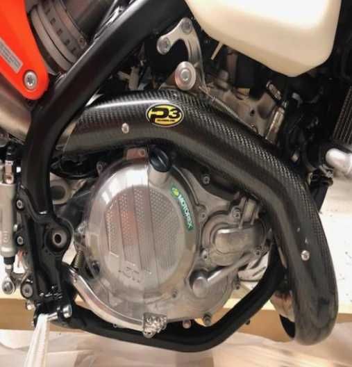 Карбонова накладка на трубу вихлопної системи KTM Husquarna 2020-2023