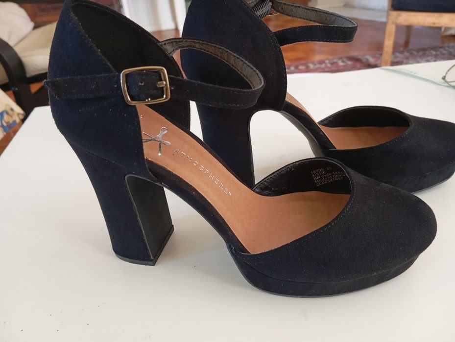 Sapatos 37 camurça
