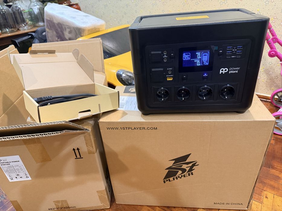Зарядная станция PowerPlant 1800W, 1484.8Wh. Новое