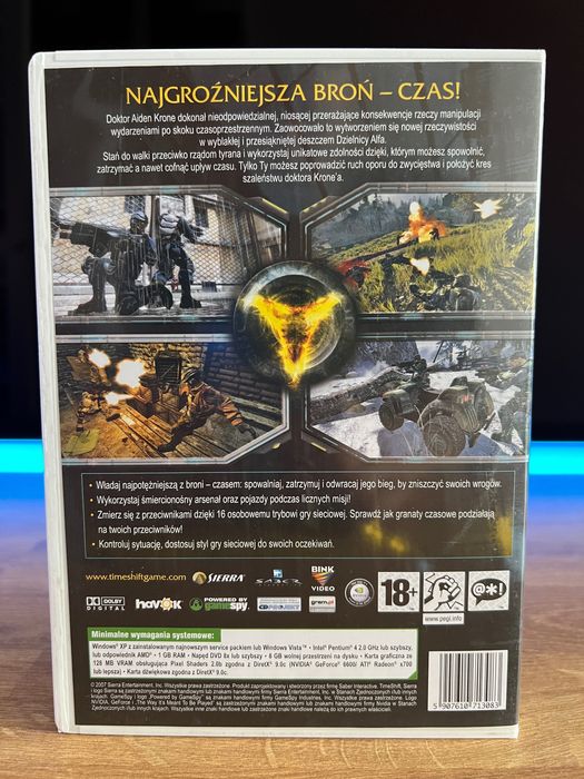 TimeShift gra (PC PL 2007) DVD BOX