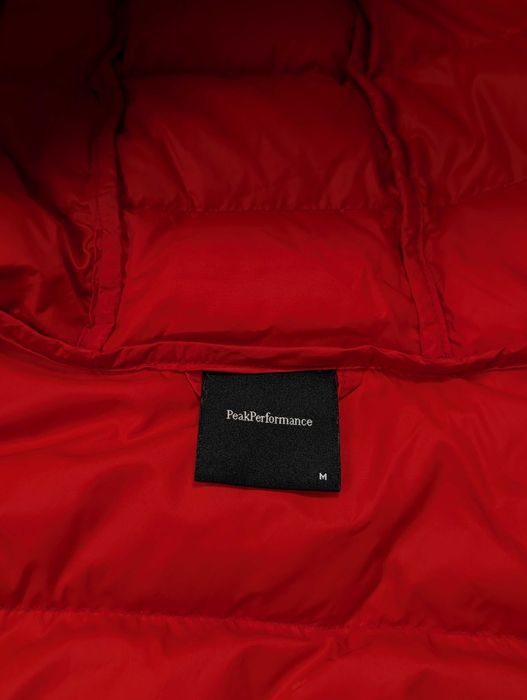 Peak Performance Linnea Liner Jacket puchowa kurtka z kapturem czerwona down jacket puffer M