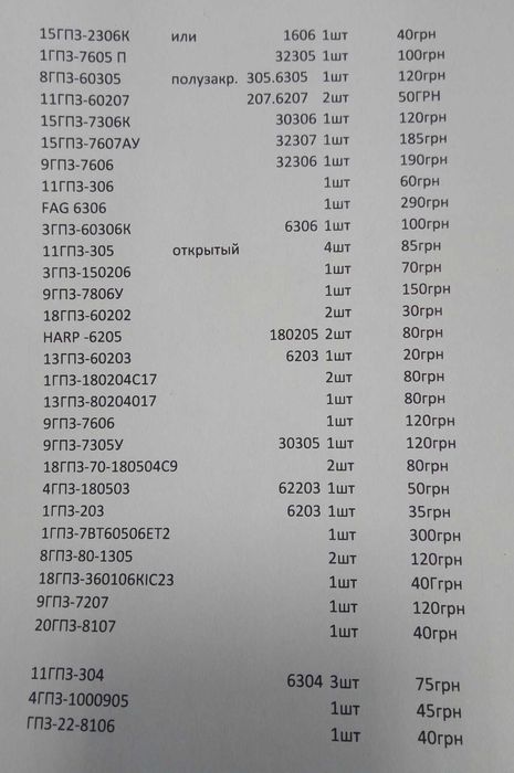 Новые подшипники времён СССР, шпингалеты, петли дверные, уголок и др