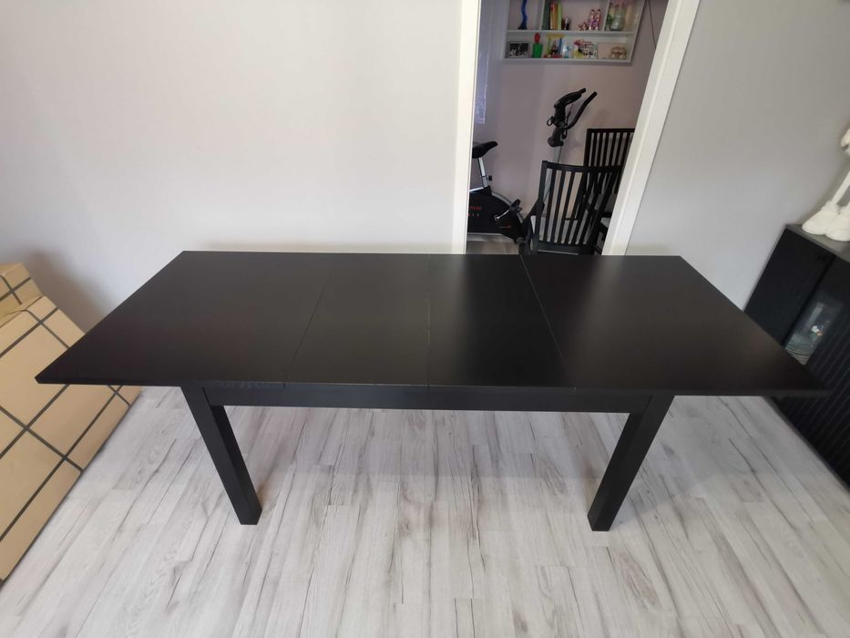 Stół rozkładany IKEA Bjursta wenge 140x84
