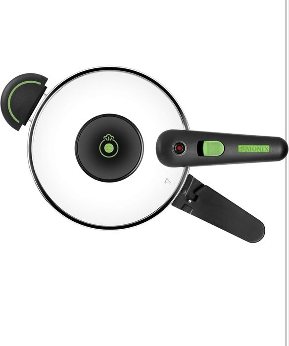 MONIX Presto Panela de pressão, 7 litros, aço inoxidável