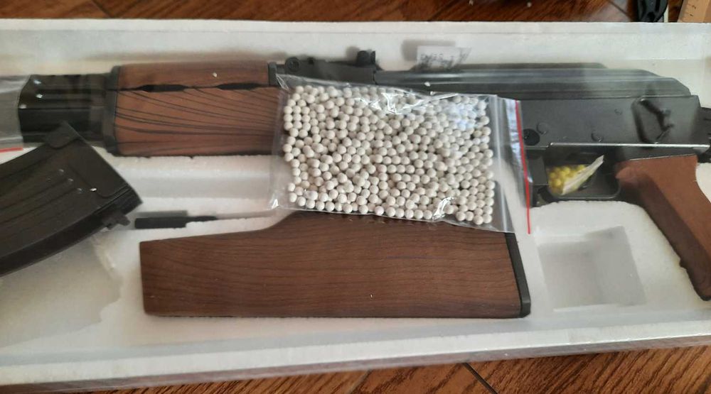 Дитячий новий zm 93 метал автомат +500 куль топ калашнікова: 1 649 грн ...