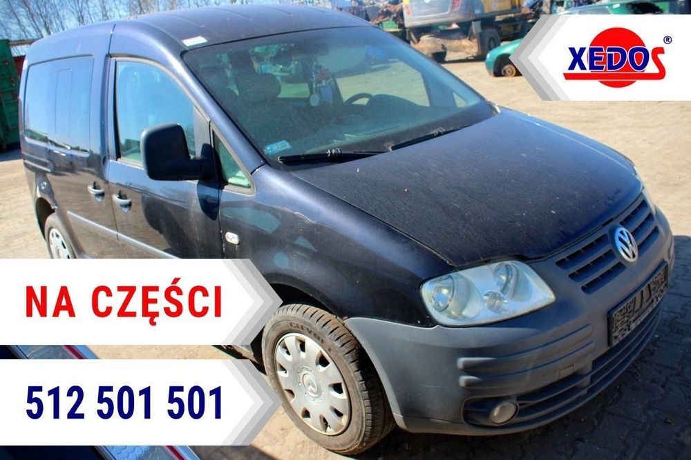 VW Caddy 2K 2005 1.9TDI BJB Kombivan (MASKA, ZDERZAK, LAMPA, BŁOTNIK, DRZWI, SZYBA, FOTEL)
