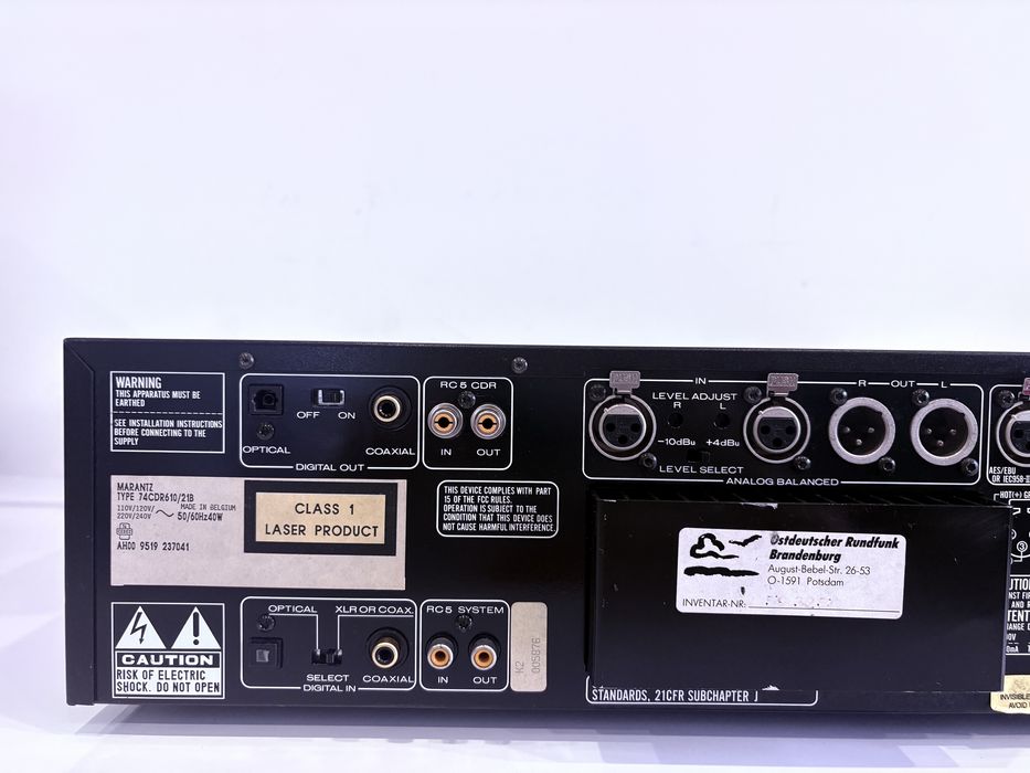 Nagrywarka CD MARANTZ CDR-610 Professional Sprawna