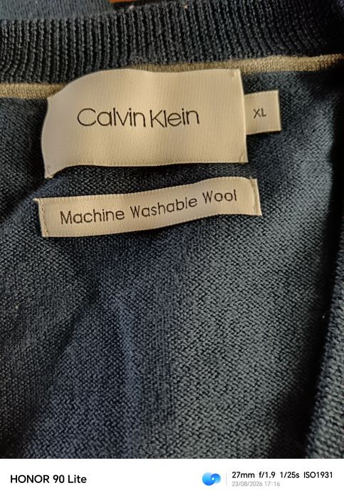 Pullover azul de homem da Calvin Klein