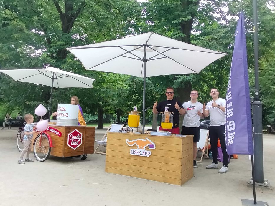 Candy Bike Wata cukrowa POPCORN Nachos Lemoniada eventy piknik wesele