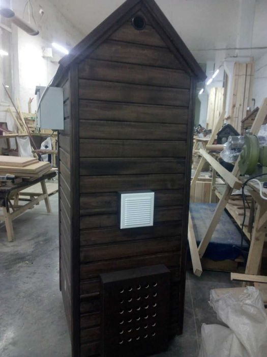 Коптильня на 40 кг, для холодного и горячего копчения с Конвекцией