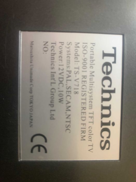 Телевізор Technics Model-TS-V718 оригінал Японія