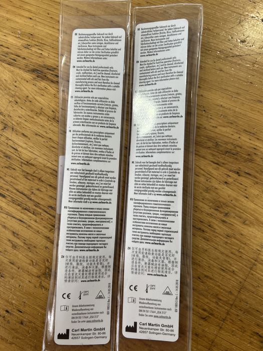 Liquidsteel Obturação dentes Carl Martin LS1054/122 - Novo