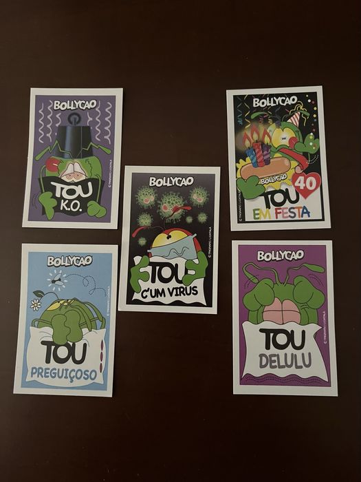 Lote 5 cromos Bollycao