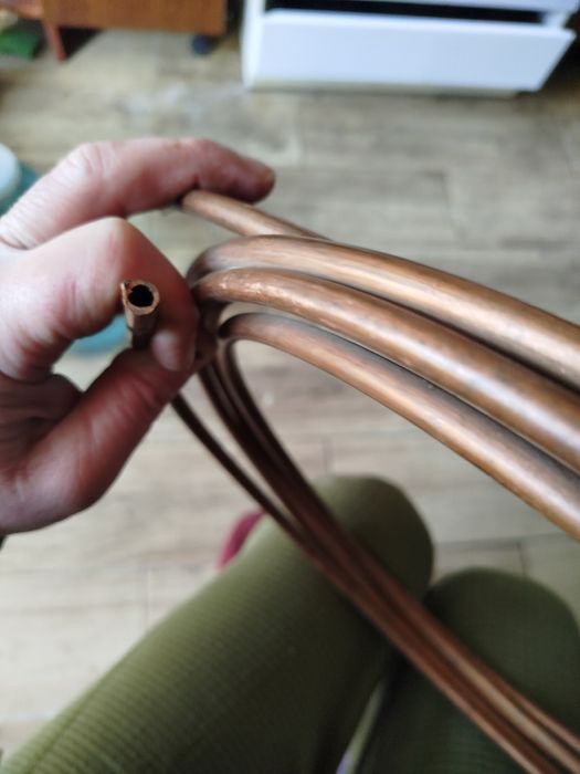 Продам медную трубу 4,5×0,8мм