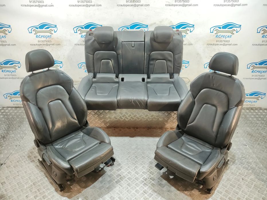 Conjunto Bancos Pele Audi A5 8T 8T3 Coupe S Line S-Line 3 Portas