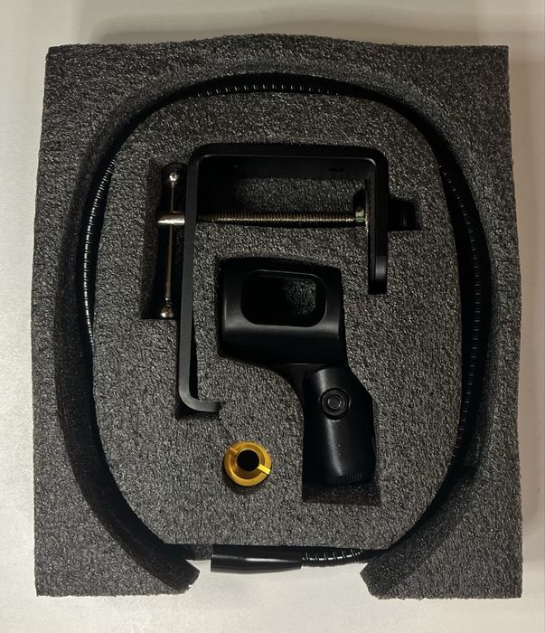 Ramię mikrofonowe ZealSound gęsia szyja elastyczne 48cm czarne