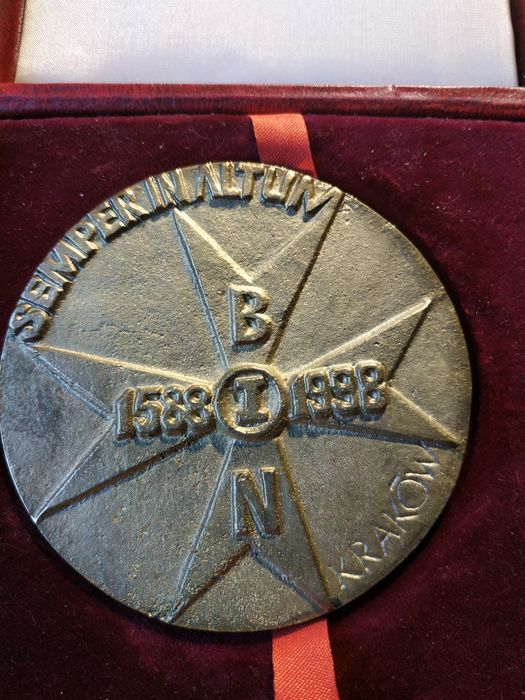 Plakieta z brązu z 1902r. - Stefan Schwartz