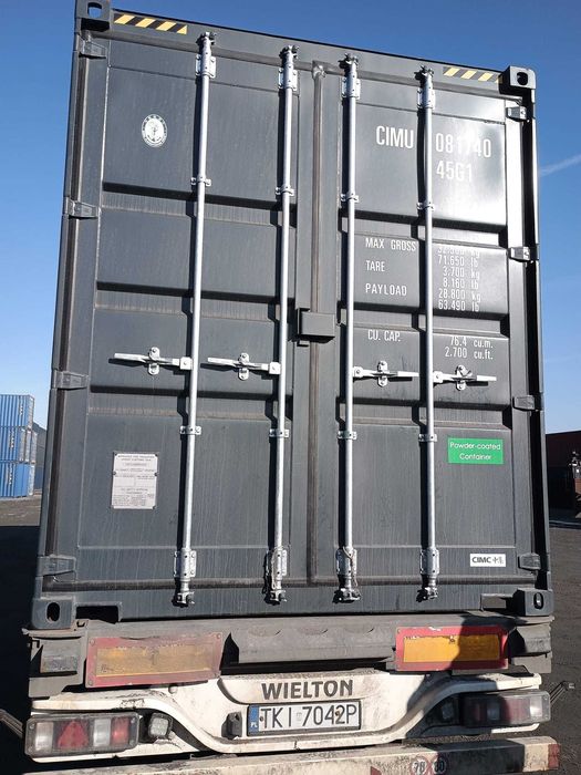 Kontener morski 40 HC one way, NOWY! Magazynowy, podwyższany 12 m!