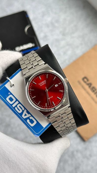 Годинник Casio MTP-VC01 Silver Red / Часы наручние касио A159 | AQ 230