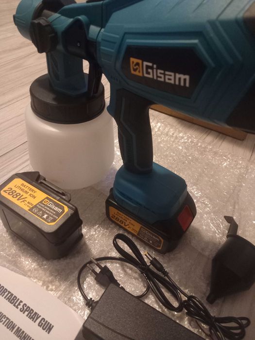 Akumulatorowy pistolet natryskowy 1000ML