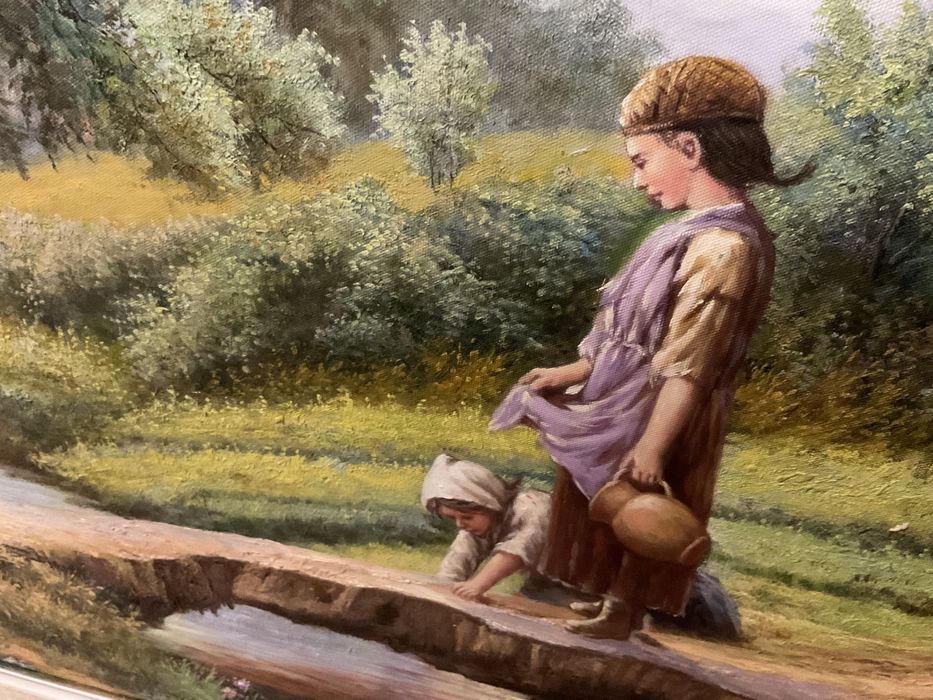 Quadro tela a oleo 125x95 cm