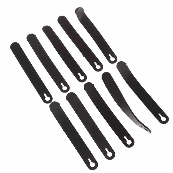 Abraçadeiras elásticas de borracha para moto - 10 Unidades (5 ou 8 cm)